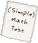 Simple Math Test